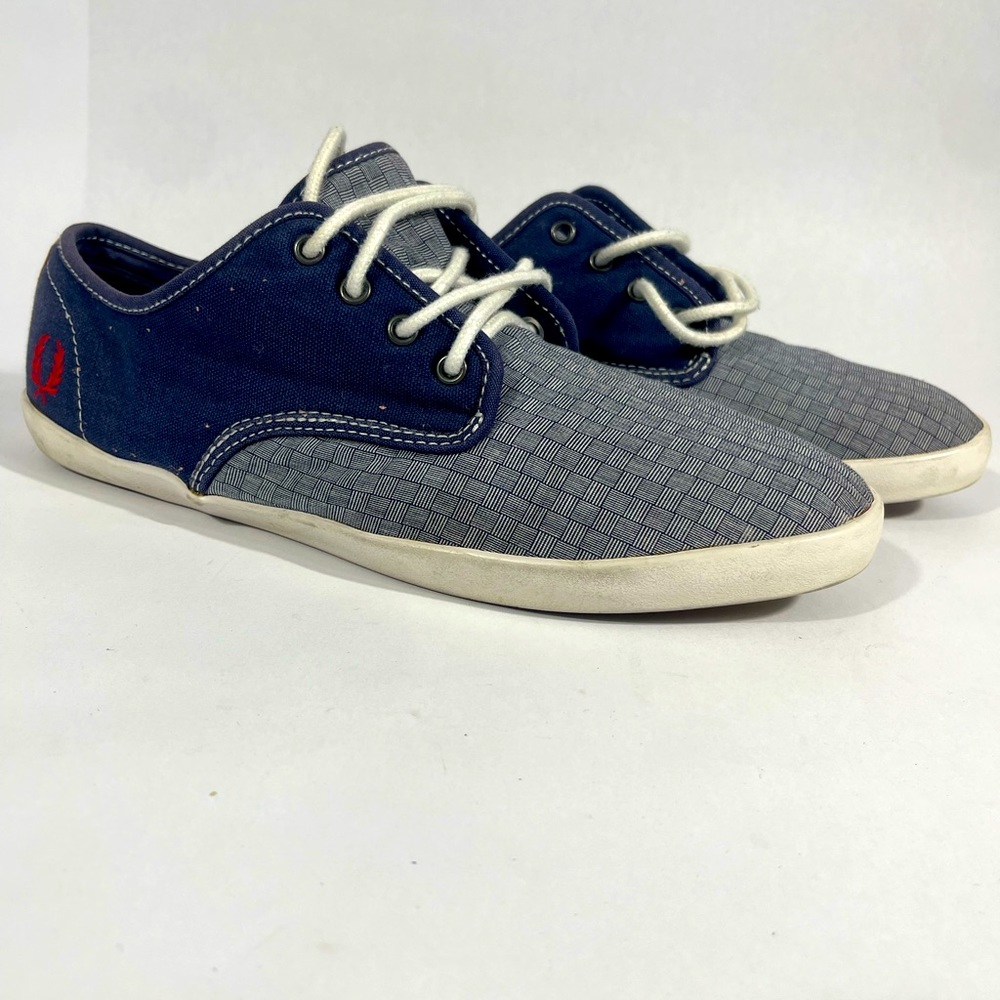 Fred Perry fabric lace casual shoes size 10